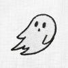 imageDALIX Ghost Embroidered Relaxed Heavy Soft Cotton T Shirt MensWhite