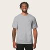 imageDALIX Ghost Life Embroidered Relaxed Heavy Soft Cotton T Shirt MensAthletic Heather