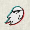 imageDALIX Ghost Life Embroidered Relaxed Heavy Soft Cotton T Shirt MensNatural