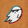imageDALIX Ghost Life Embroidered Relaxed Heavy Soft Cotton T Shirt MensToast