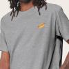 imageDALIX Hot Dog Embroidered Relaxed Heavy Soft Cotton T Shirt MensAthletic Heather