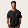 imageDALIX Hot Dog Embroidered Relaxed Heavy Soft Cotton T Shirt MensDark Gray