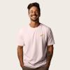imageDALIX Hot Dog Embroidered Relaxed Heavy Soft Cotton T Shirt MensPink