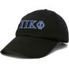 imageDALIX Pi Kappa Phi Greek Letters Ball Cap Embroidered Fraternity HatBlack