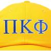 imageDALIX Pi Kappa Phi Greek Letters Ball Cap Embroidered Fraternity HatGold