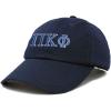 imageDALIX Pi Kappa Phi Greek Letters Ball Cap Embroidered Fraternity HatNavy Blue