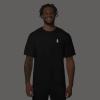 imageDALIX Robot Glow in The Dark Embroidered Relaxed Heavy Soft Cotton T Shirt MensBlack
