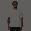 imageDALIX Robot Glow in The Dark Embroidered Relaxed Heavy Soft Cotton T Shirt MensNatural
