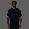 imageDALIX Robot Glow in The Dark Embroidered Relaxed Heavy Soft Cotton T Shirt MensNavy Blue