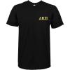 imageDALIX Delta Kappa Epsilon Greek Letters TShirt Mens Embroidered Fraternity ShirtBlack