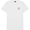 imageDALIX Ghost Life Embroidered Relaxed Heavy Soft Cotton T Shirt MensWhite