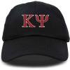 imageDALIX Kappa Psi Greek Letters Baseball Cap Embroidered Fraternity HatBlack