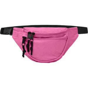 imageDALIX Fanny Pack w 3 Pockets Traveling Concealment Pouch Airport Money BagHot Pink