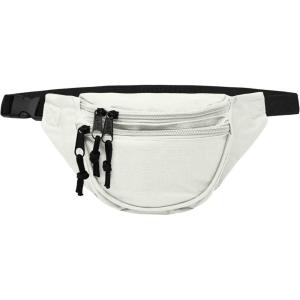 imageDALIX Fanny Pack w 3 Pockets Traveling Concealment Pouch Airport Money BagNude