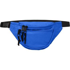 imageDALIX Fanny Pack w 3 Pockets Traveling Concealment Pouch Airport Money BagRoyal Blue