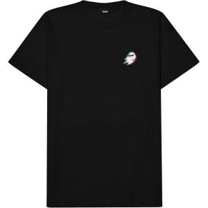 imageDALIX Ghost Life Embroidered Relaxed Heavy Soft Cotton T Shirt MensBlack