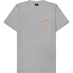 imageDALIX Hot Dog Embroidered Relaxed Heavy Soft Cotton T Shirt MensAthletic Heather