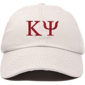 imageDALIX Kappa Psi Greek Letters Baseball Cap Embroidered Fraternity HatBeige