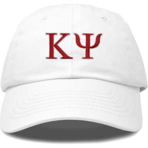 imageDALIX Kappa Psi Greek Letters Baseball Cap Embroidered Fraternity HatWhite