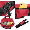 imageDALIX 14quot Small Duffle Bag Two Toned Gym Travel BagRed