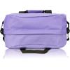 imageDALIX 18quot Two Tone Duffle Bag Medium Black Red Blue Gold Pink Purple GrayPurple