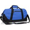 imageDALIX 18quot Two Tone Duffle Bag Medium Black Red Blue Gold Pink Purple GrayRoyal Blue