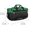 imageDALIX 21quot Blank Sports Duffle Bag Gym Bag Travel Duffel with Adjustable Strap in GoldGreen