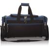 imageDALIX 21quot Blank Sports Duffle Bag Gym Bag Travel Duffel with Adjustable Strap in GoldNavy Blue