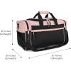 imageDALIX 21quot Blank Sports Duffle Bag Gym Bag Travel Duffel with Adjustable Strap in GoldPink