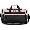 imageDALIX 21quot Blank Sports Duffle Bag Gym Bag Travel Duffel with Adjustable Strap in GoldPink