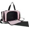 imageDALIX 21quot Blank Sports Duffle Bag Gym Bag Travel Duffel with Adjustable Strap in GoldPink