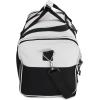 imageDALIX 21quot Blank Sports Duffle Bag Gym Bag Travel Duffel with Adjustable Strap in GoldWhite