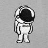 imageDALIX Astronaut Embroidered Relaxed Heavy Soft Cotton T Shirt MensAthletic Heather