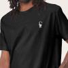 imageDALIX Astronaut Embroidered Relaxed Heavy Soft Cotton T Shirt MensDark Gray