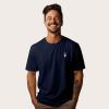 imageDALIX Astronaut Embroidered Relaxed Heavy Soft Cotton T Shirt MensNavy Blue
