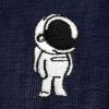 imageDALIX Astronaut Embroidered Relaxed Heavy Soft Cotton T Shirt MensNavy Blue