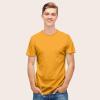 imageDALIX Classic Fit Soft Cotton Jersey Pre Shrunk T Shirt Mens TeeGold