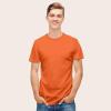 imageDALIX Classic Fit Soft Cotton Jersey Pre Shrunk T Shirt Mens TeeOrange