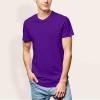 imageDALIX Classic Fit Soft Cotton Jersey Pre Shrunk T Shirt Mens TeePurple