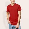 imageDALIX Classic Fit Soft Cotton Jersey Pre Shrunk T Shirt Mens TeeRed