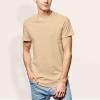imageDALIX Classic Fit Soft Cotton Jersey Pre Shrunk T Shirt Mens TeeSand
