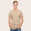 imageDALIX Classic Fit Soft Cotton Jersey Pre Shrunk T Shirt Mens TeeSand