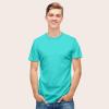 imageDALIX Classic Fit Soft Cotton Jersey Pre Shrunk T Shirt Mens TeeTeal