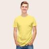 imageDALIX Classic Fit Soft Cotton Jersey Pre Shrunk T Shirt Mens TeeYellow