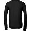 imageDALIX Ghost Embroidered Long Sleeve Tee Lightweight Soft Cotton Shirt MensBlack