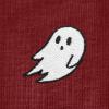 imageDALIX Ghost Embroidered Long Sleeve Tee Lightweight Soft Cotton Shirt MensCardinal Red