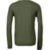 imageDALIX Ghost Embroidered Long Sleeve Tee Lightweight Soft Cotton Shirt MensMilitary Green