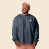 imageDALIX Ghost Embroidered Long Sleeve Tee Lightweight Soft Cotton Shirt MensVintage Navy