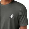 imageDALIX Ghost Embroidered Soft Cotton Short Sleeve T Shirt MensAsphalt Gray