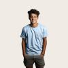 imageDALIX Ghost Embroidered Soft Cotton Short Sleeve T Shirt MensBaby Blue